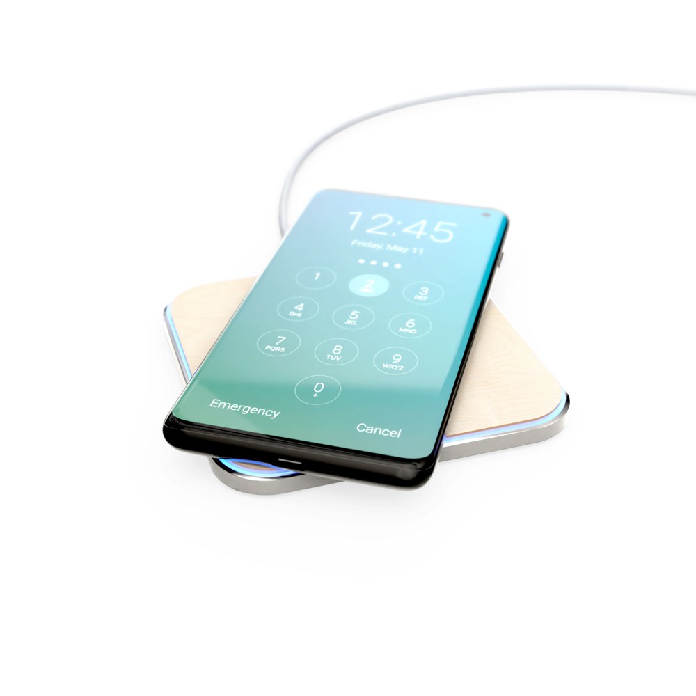 Wireless Charger Trunk - Fast Charge (FSC® zertifiziert)Birke